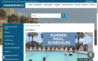 Charleston Recreation Department website