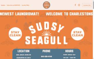 Sudsy Seagull Coin Laundry website