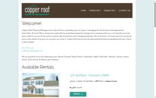 Copper Roof Property Management, LLC website