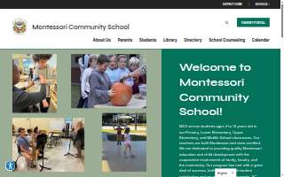 Montessori Community School website