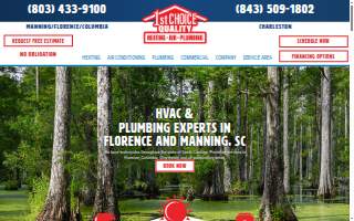 1st Choice Quality Heating, Air, Plumbing website