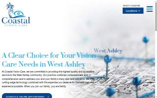 Coastal Vision Care, LLC: Dr. Erica Juras website
