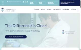 Charleston Dermatology (West Ashley Mohs Surgery Center) website