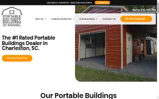 Portable Buildings of Ravenel website