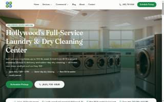 We Fold Laundromat website