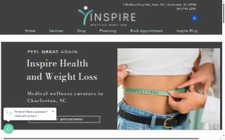 Inspire Health and Weight Loss website
