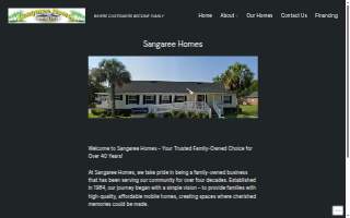 Sangaree Homes website