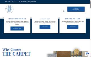 The Carpet Shop website