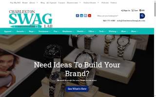 Charleston Swag Lab Powered by Milbrandt Designs website