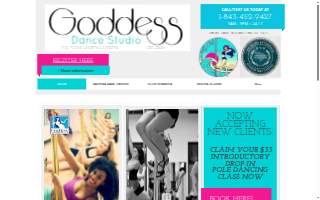 Goddess Dance Studio website