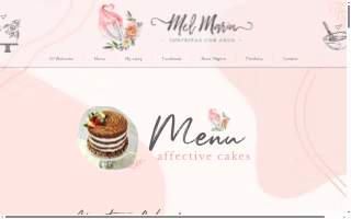 Mel Marin Cakery website