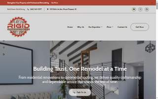 Rigid Construction LLC. website