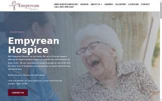 Empyrean Hospice website