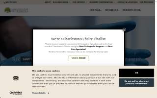 Dr. Shailesh M. Patel, MD - Lowcountry Orthopaedics website
