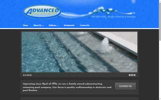 Advance Pool Finishing Inc website