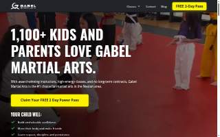 Gabel Martial Arts - Carnes Crossroads website