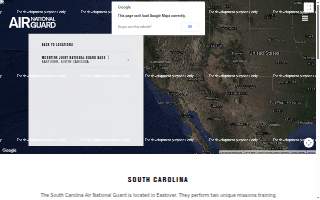 South Carolina Air National Guard Recruiter website