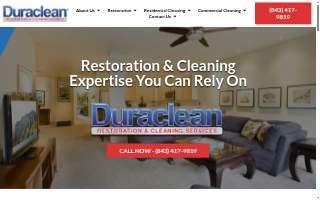 Duraclean Services website