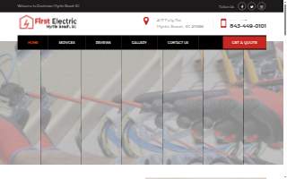 First Electric website