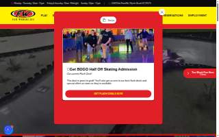 Fun Warehouse website
