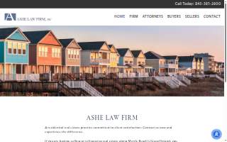 Ashe Law Firm Inc website