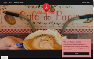 Cafe de Paris website