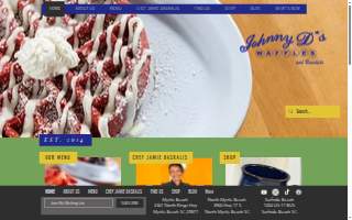 Johnny D's Waffles and Benedicts, North Myrtle Beach website