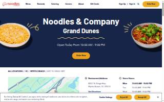 Noodles and Company website