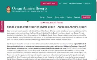 Sands Ocean Club Resort website