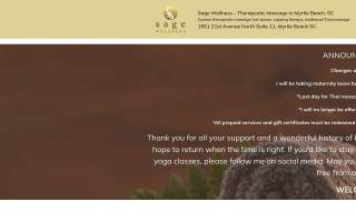 Sage Wellness website