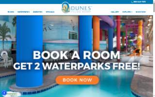 Dunes Village Resort website