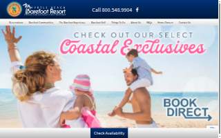 North Myrtle Beach Barefoot Resort website