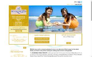 Boardwalk Beach Resort website