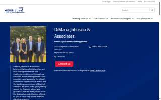 Merrill Lynch Financial Advisor Ryan DiMaria website