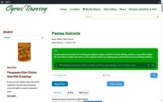 Paolas dulceria website