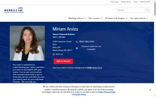 Merrill Lynch Financial Advisor Miriam Arvizu website