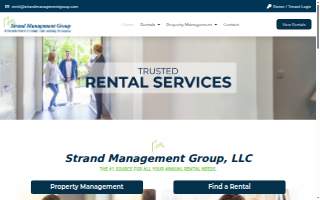 Lease Myrtle Beach by Strand Management Group website