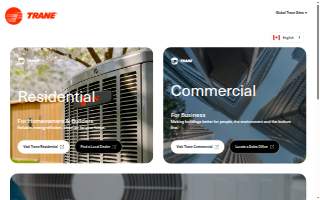 Trane website