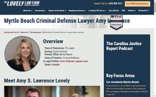 Amy S. Lawrence, Esq., Criminal Defense Attorney website