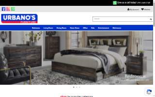 Urbanos Furniture Myrtle Beach website