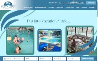 Polynesian Ocean Front Hotel website