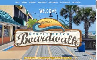 Myrtle Beach Boardwalk website