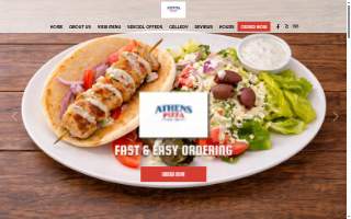 Athen's Pizza website
