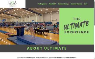 Ultimate Gymnastics Academy website