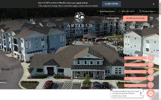 Artisan Carolina Forest Apartments website