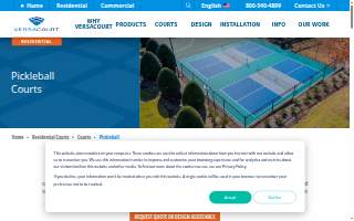 Pickleball Courts of North Myrtle Beach website