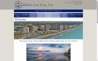 Mullins Law Firm PA website
