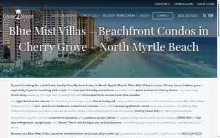 Blue Mist Villas website