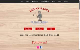 Benny Rappa the Italian Fisherman website