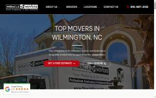 Miracle Movers website